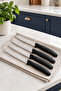 4-Piece Ultra Sharp Serrated Blade Set, Black 22 cm 100% Guaranteed Stainless Steel - 5
