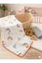 Newborn Baby Blanket Multi-Purpose 100*120 Muslin Cloth 100% Cotton Large Size Single Layer