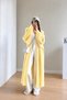 Women's Oversize Balloon Sleeve Long Knitwear Cardigan, Stone, Beige, Black, Brown, Yellow
