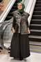 Bead Embroidered Denim Vest - 4