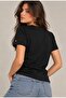 Dohuma Cotton Regular Metal Detailed Logo T-Shirt - 4