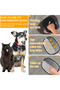black Double-Sided Pet Grooming Gloves, Cat Grooming Gloves, Pet Grooming Gloves for Dogs Bathing, V - 4