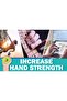 Hand Grip Strengthener,6 Piece Silicone Finger Exerciser Set,Forearm Workout and Wrist Pain Relief - 8