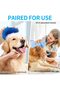 3 Pack Dog Paw Cleaner with Handle,Silicone Paw Scrubber and Washer for Medium Dogs,Includes Absorbent Towels and Adjustable Bath Brush,Blue - 5