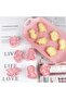 6-Piece Dinosaur Cookie Cutters with Plunger Stampers,3D Embossing Molds for Biscuits,Fondant,and Cheese - 3