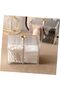 Clear Cotton Swab and Makeup Storage Holder,Bathroom Vanity Organizer Jar with Lid for Cotton Balls,Floss,and Sponges - 2