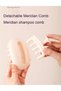 Curly Hair Brush and Scalp Massager Set,Silicone Shampoo Brush and Detangling Comb for Wet and Dry Hair,Pack of 2 - 7