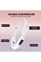 Electric V-Face Shaping Device,8 Modes and 15 Intensity Levels Double Chin Massager,White - 2