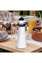 Lighthouse Fly Repellent Fan for Tables,Chemical-Free Bug Deterrent with Soft Holographic Blades,White - 5