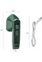 Mini Portable Handheld Garment Steamer,2-in-1 Wet & Dry Micro Steam Iron with Ceramic Soleplate,60ml Water Tank,Green - 2
