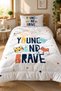 Written Patterned Quilted Stitched Quilt - 6