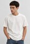 Logo Printed Crew Neck Regular Fit Basic Tshirt |   Mses215722-1