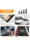 800pcs M2 Self Tapping Screw Black Flat Countersunk Head Wood Screw Carbon Steel For Home Improvemen - 6