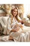 Maternity Crystal Stone Design Slippers and Chain Earrings Model Crown Set with Pearls, Bride