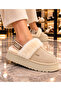 Furry Front-Covered Beige - 2