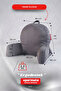 Reading Pillow with Armrests, Back Cushion, Tv Watching Pillow, Lumbar Support, Ergonomic Zippered Pillow, Anthracite - 2