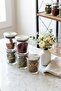 6 Pieces 340 ml Vacuum Glass Spice Container / Storage Container with Metal Lid Stainless Steel Label Gift - 7