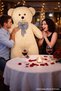 Big Teddy Bear with Bow Tie 140 cm - a Giant Gift That Will Never Be Forgotten for Your Loved Ones