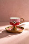 Birdy Porcelain 2-Person 4-Piece Coffee Cup Set - 3