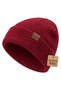 Unisex Alpaca Wool Folded Plain Beret