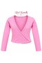 KOYU PEMBE BALE BOLERO