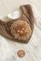 Baby boy muslin romper summer strappy cotton lion embroidered patterned 0-3-6-9-12 months - 3