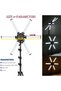 Professional LED Star Light 6 Tubes Arm 120W for Photo Video 3200K-5600K Dimmable adjustable Tripod stand and phone holder Kit for Content Creator, TikTok, YouTube, Makeup, Studio, Live Streaming - 2