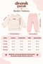 Baby Boy 2-Piece Set Pooh Bear Bow Tie Embroidered Shoulder Snap Sweatshirt Sweatpants Bottom 2-Piece Set 6-2 - 3