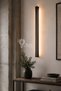 أبليك جداري مودرن طولي أسود مع إضاءة LED بـ 3 ألوان (24+8 واط) - 5