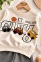 Baby boy 3d car applique sweatshirt seasonal top and bottom 2-piece set 3-6-9-12 months - 4