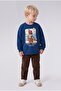 100% Cotton Teddy Bear Printed Oversize Soft Furry Thick Sweatshirt for Baby Boy I4370A526Cw - 3
