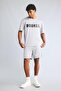 Standard Fit Elastic Waist Zipper Pocket Shorts I7750Ax26Au