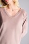Regular Fit Long-Sleeve Velour Top and Striped Long-Bottom Pajama Set A6205AX26AU - 4