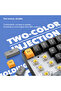 GD68 68 Keys Tri-Mode Wireless RGB Mechanical Gaming Keyboard, Yellow Switch, 1200mAh Battery, Starry Blue - 2