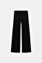 Premium Vento Mid Waist Wide Leg Woven Trousers - 6
