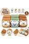 3 Pairs of Newborn Baby Boy Socks with Toys, No Thread Inside, 0-6 Months (Mannequin Feet Are Not Included) - 2
