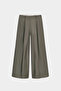 Premium BALLARD Mid-Waist Wide-Leg Woven Trousers