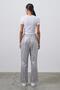 Sequin Embroidered Loose Trousers Silver - 6