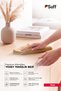 Rose Microfiber Surface Cleaning Cloth Water Absorbent Daily Kitchen and Countertop Cleaning Cloth 40X40 cm Yellow - 2