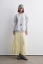 Nora Pleated Skirt Lemon Yellow - 2