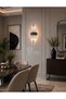 مصباح حائط أسود فاخر 7484-W بتصميم أنيق