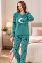 Winter Fleece Pajama Set 3013 - 2
