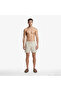 Medium Drawstring Covered Men's Khaki Swim Shorts