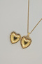 Women's Gold Color Vintage Clamshell Pearl-Looking Zircon Stone Heart Locket Necklace Valentine's Day Birthday Gift - 8