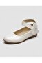 Girl's Ankle Strap Pearl Patent Leather Orthopedic Ballerina Shoes - 3