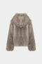 Premium Mars Hooded Faux Fur Women's Coat - 3