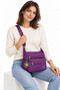 Clinkıl Water Resistant Fabric Women's Moden Shoulder Bag Purple 4120 - 2