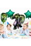 Avengers Hulk 9 Years Old Birthday Balloon Set Hulk Theme Birthday Party Balloon Set - 6