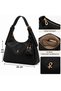 Women's 4-Piece Bag and Wallet Set – Large Shoulder Bag, Handbag, Phone Bag, and Wallet Premium Combination - 8