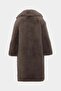 Premium Long Furry Women's Rex Faux Fur Coat - 3